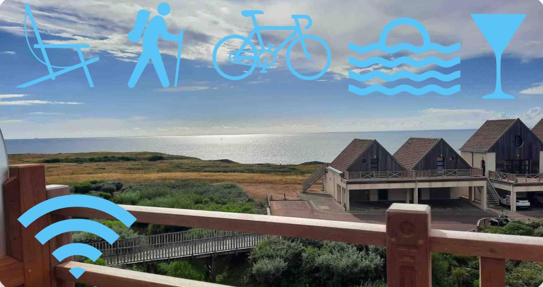Le 246 - Duplex Face A La Mer Pour 4 Personnes, Wifi, Tv Full Sat, Parking Wimereux Exterior foto
